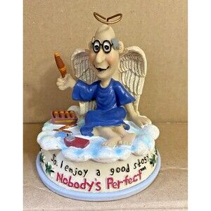 Vintage 2002 Nobody's Perfect Collectors Set Bald Man So, I Enjoy a Good Stogy..